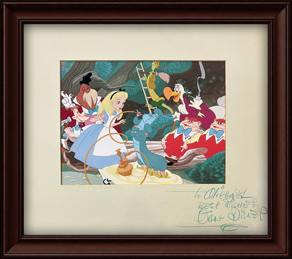 Walt Disney Signed Alice in Wonderland Dye Transfer Print Photo. Auto JSA0