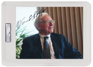 Rare Warren Buffett Signed 8x10 Photo. Auto PSA