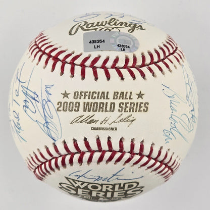 2009 New York Yankees Team Signed Baseball. World Series Champions. 23/250. MLB