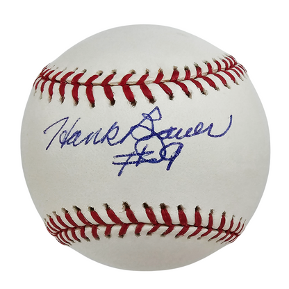 Hank Bauer Signed Baseball. New York Yankees. JSA