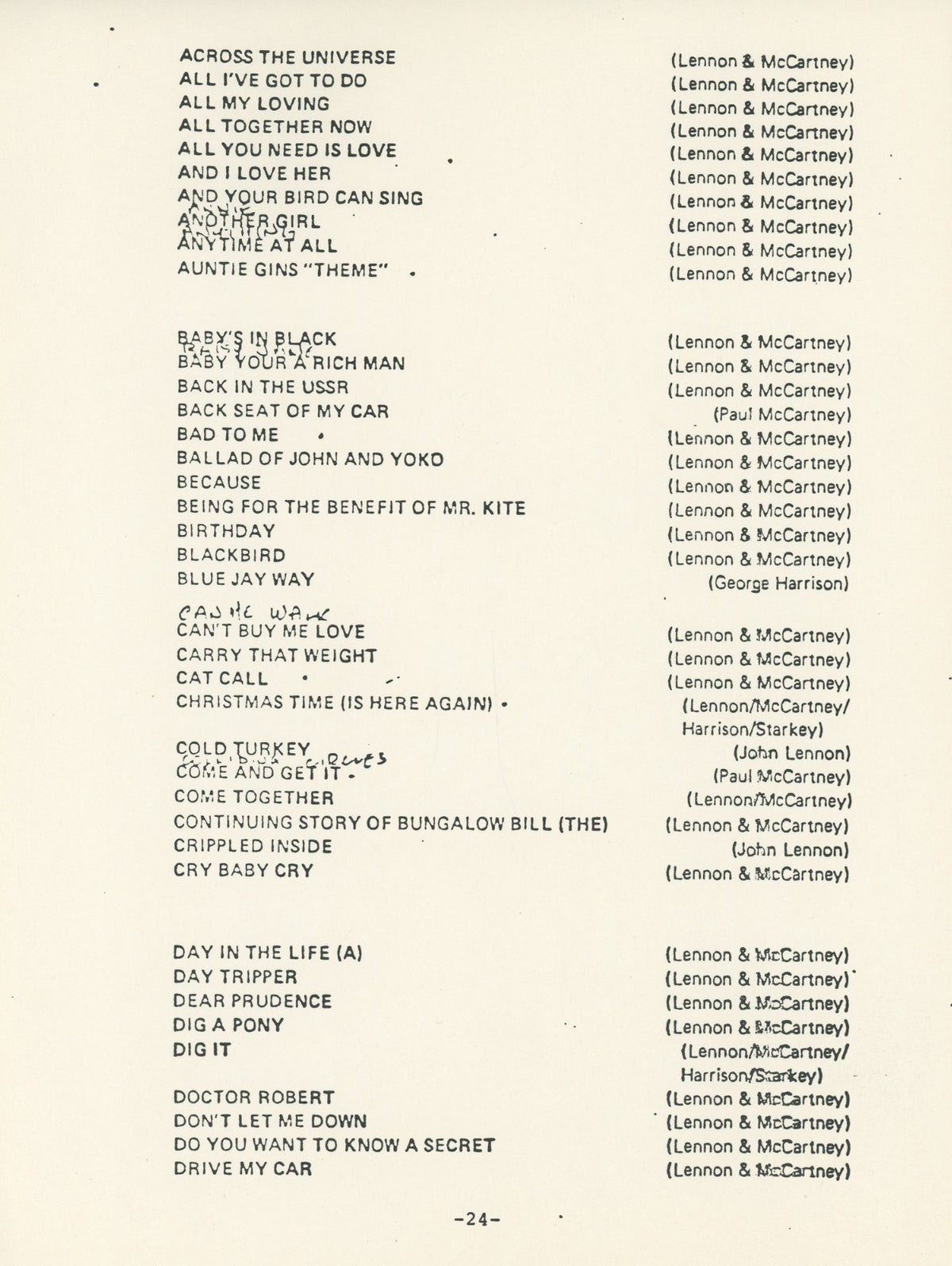 Michael Jackson Signed 1985 Beatles Music Catalog Purchase Document7