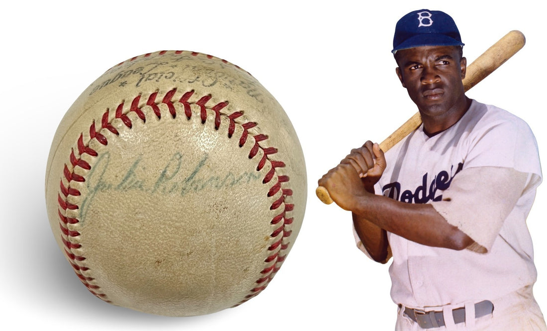 Jackie Robinson c.1949 Single Signed Baseball, Official National League. PSA0