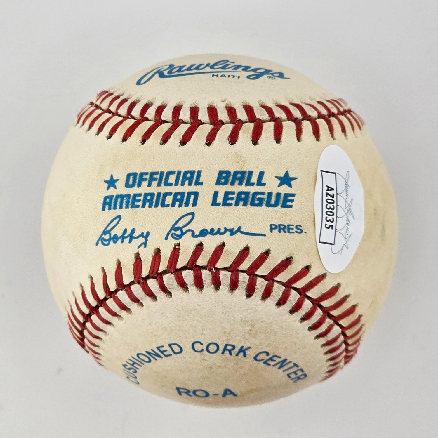 Willie Randolph Signed Baseball. New York Yankees. JSA1