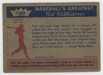 Ted Williams 1959 Fleer 