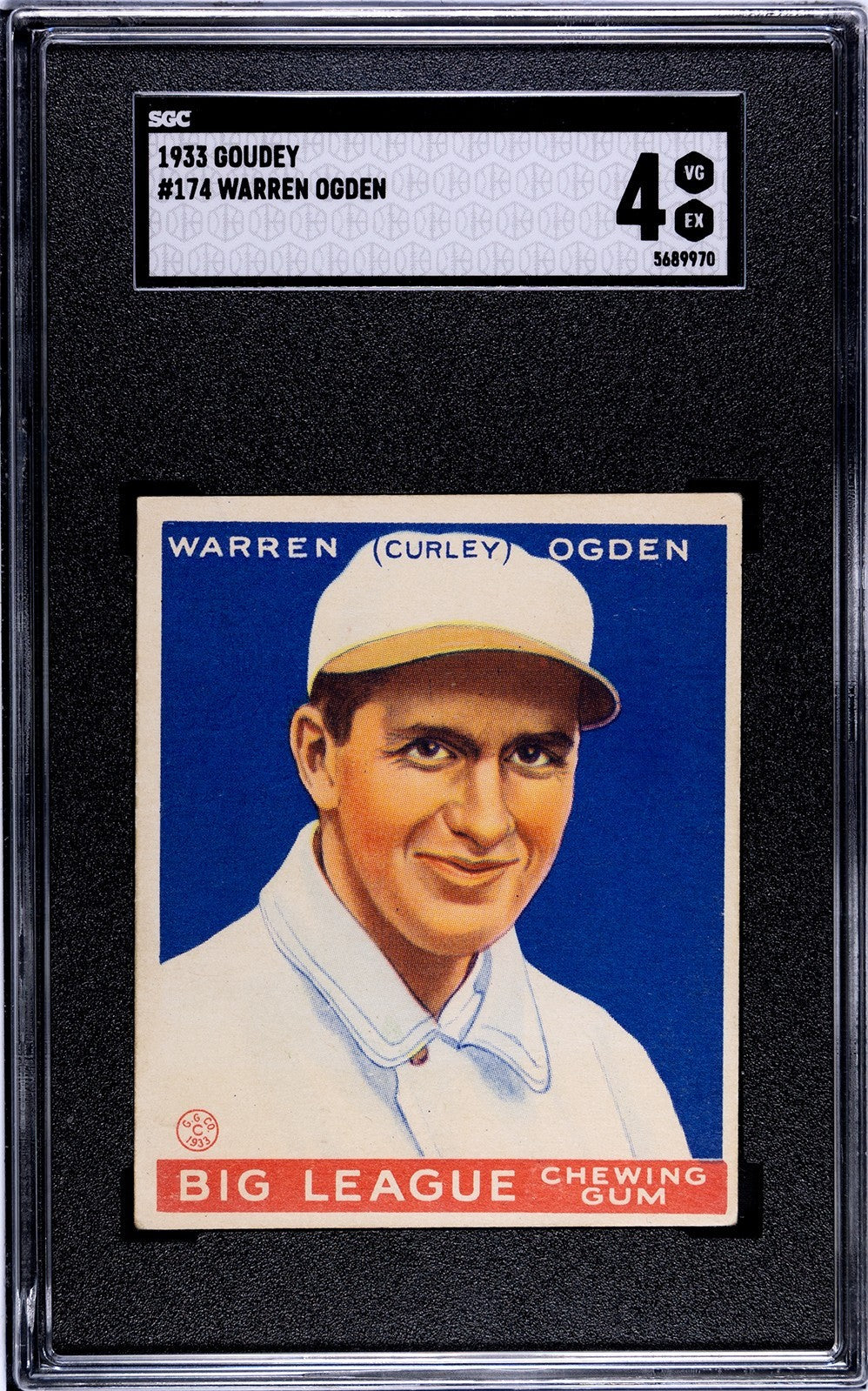 1933 Goudey Warren Ogden 
