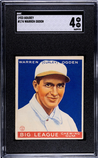 1933 Goudey Warren Ogden 