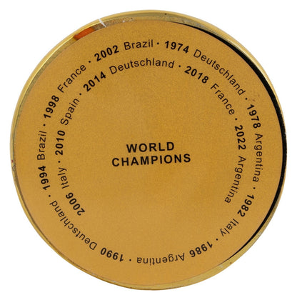 Lionel Messi Signed World Cup Trophy. 2022 Argentina Champs. BAS Beckett5