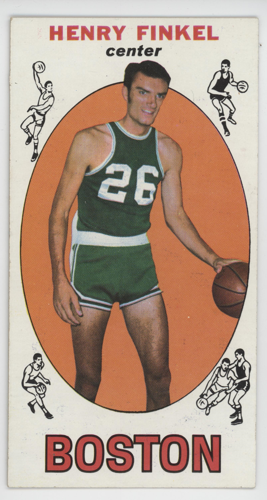 Henry Finkel 1969 Topps. Boston Celtics.0