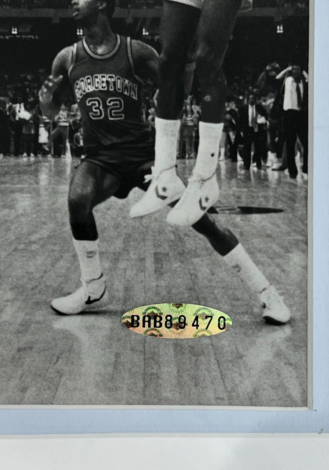 Michael Jordan Signed North Carolina March Madness Photo. JSA2