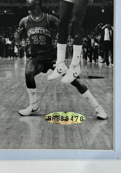 Michael Jordan Signed North Carolina March Madness Photo. JSA2