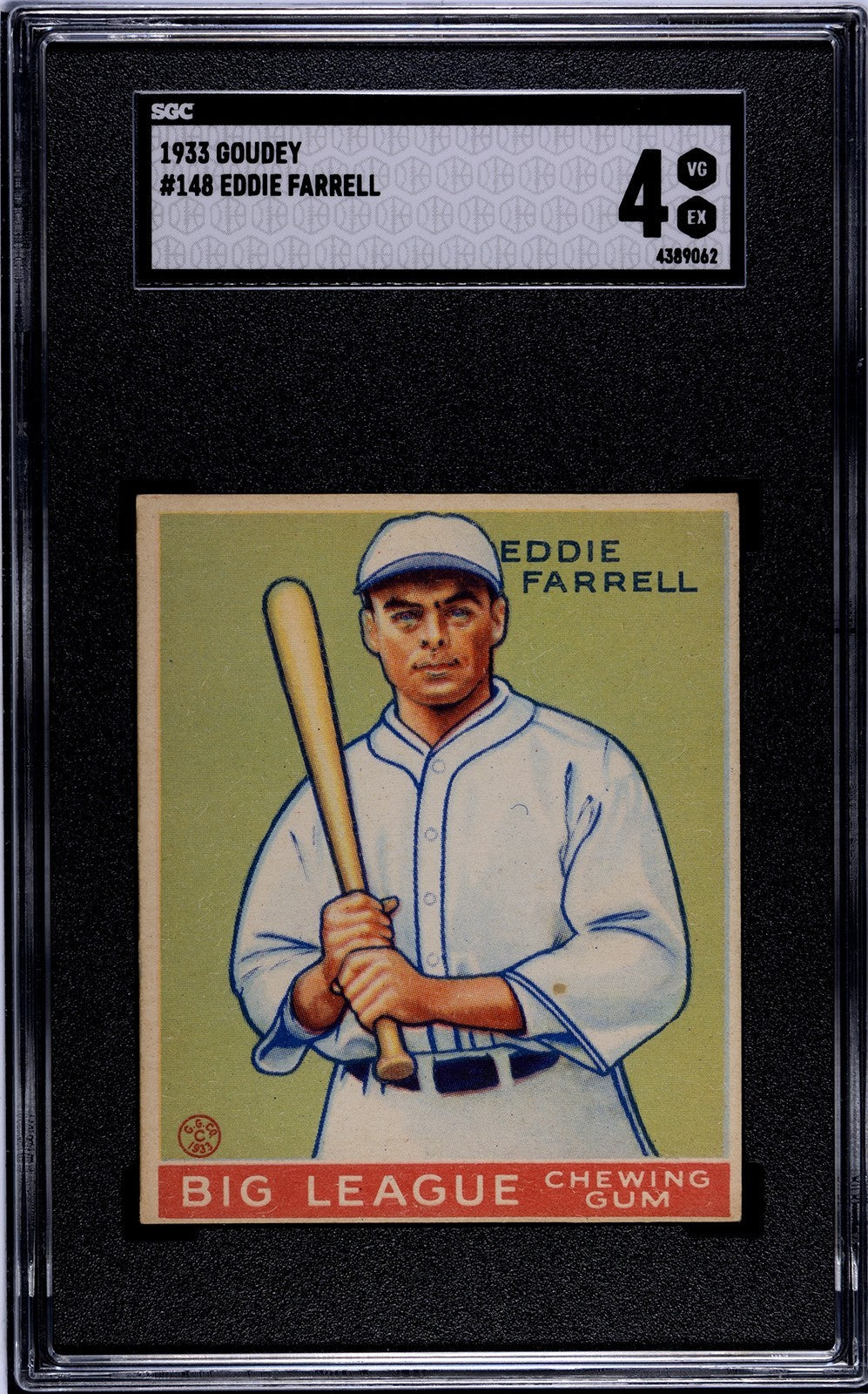 1933 Goudey Eddie Farrell 