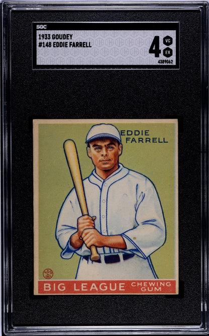 1933 Goudey Eddie Farrell 