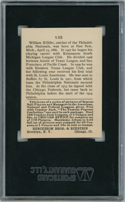 1915 Cracker Bill Killifer SGC 71