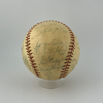 1956 Brooklyn Dodgers Team Ball. Clubhouse Signatures Jackie Robinson, Hodges