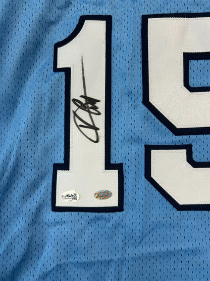 Vince Carter UNC North Carolina Signed Jersey, XL. JSA2