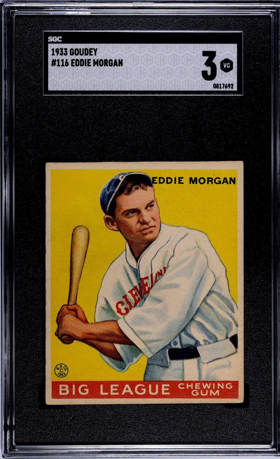 1933 Goudey Eddie Morgan 