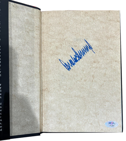 Donald Trump Signed Book, The Art of the Deal. First Edition, 1987. PSA2
