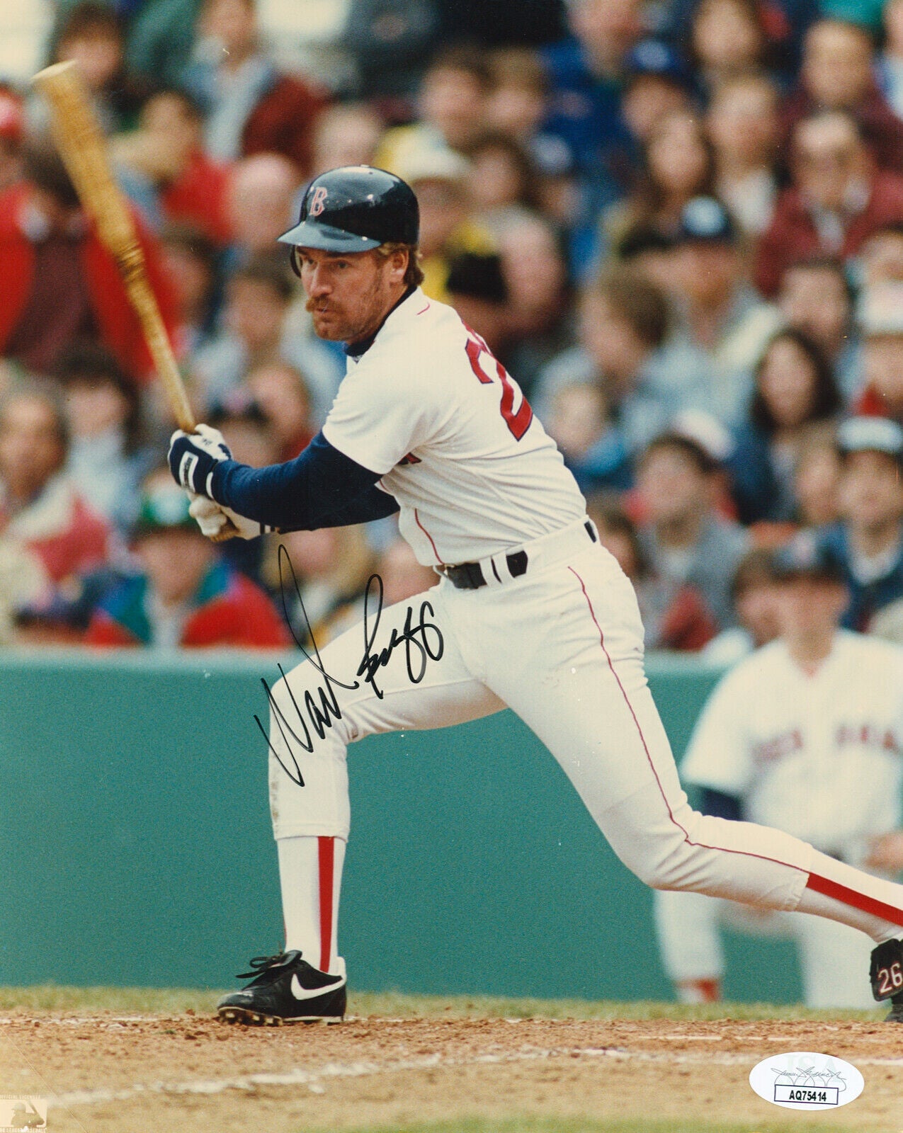 Wade Boggs 8x10 Signed Photo, Boston Red Sox HOF. Auto JSA