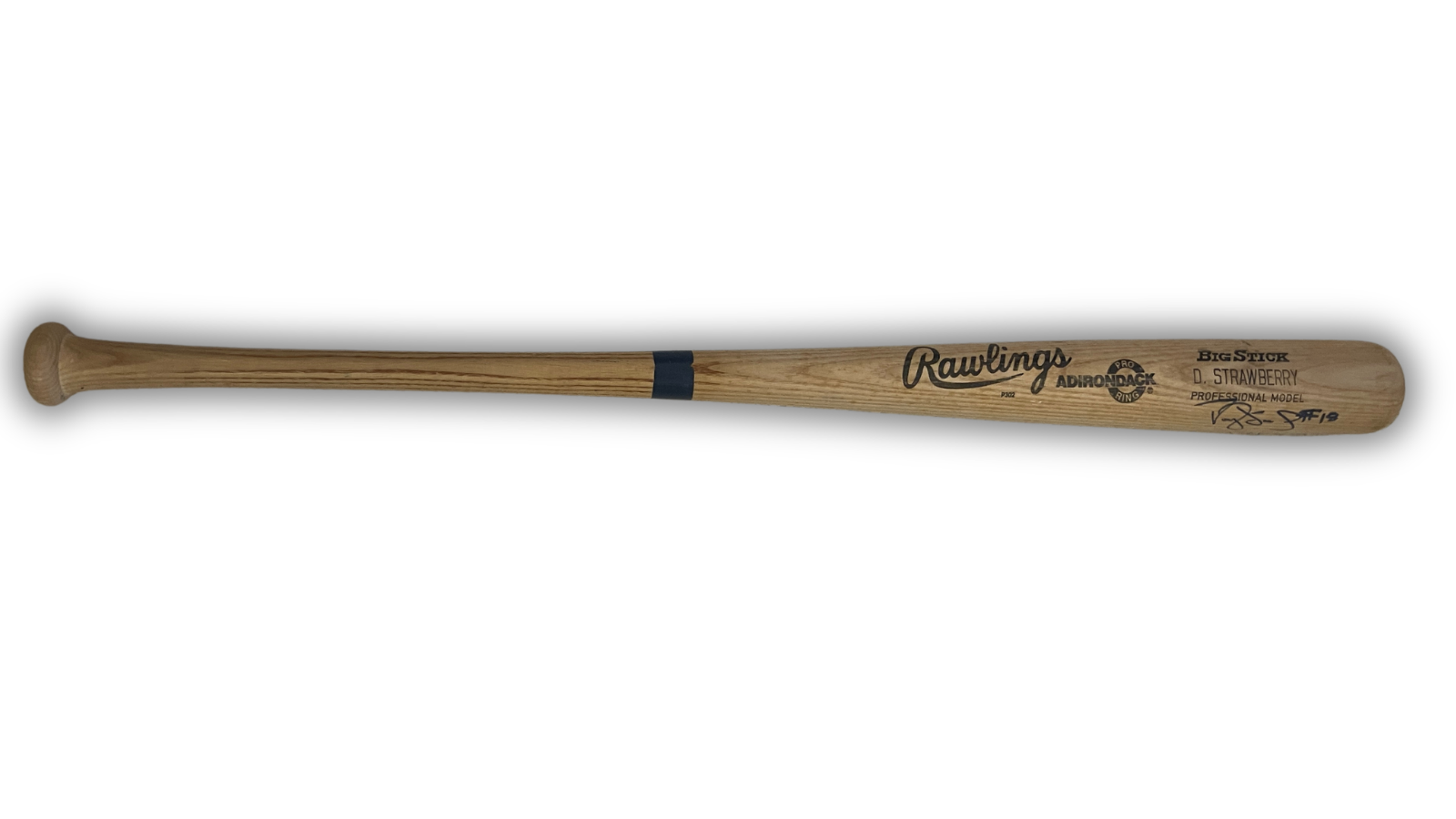 Darryl Strawberry Game Issued &amp; Used Signed New York Mets Baseball Bat. Auto JSA1