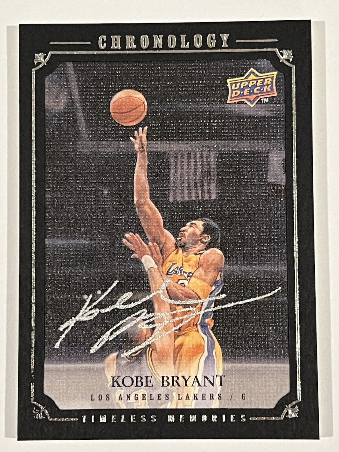 2007-08 NBA Chronology Kobe Bryant Upper Deck Timeless Memories 