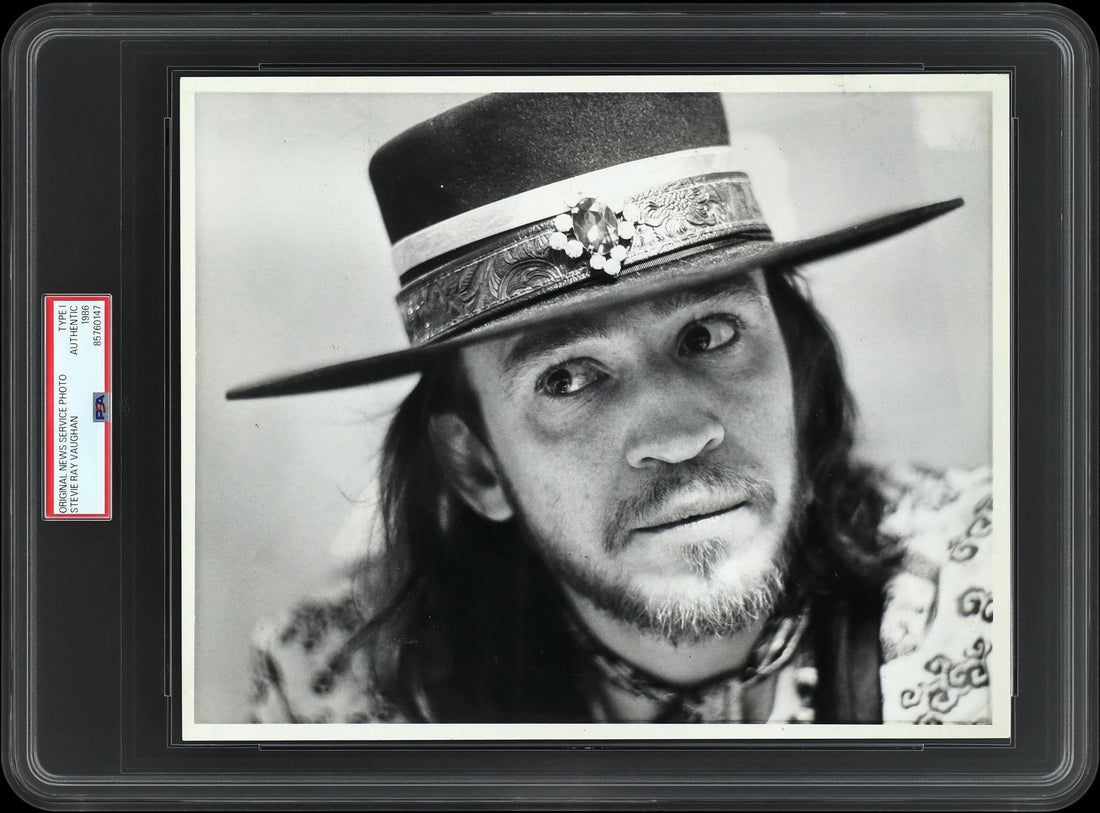 1986 Stevie Ray Vaughan 8x10 Photo. PSA Type 1 Original Photograph0