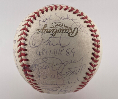 WS MVP Winner Signed Limited Edition Baseball. 24 Sigs 10 HOFers. Full JSA LOA.