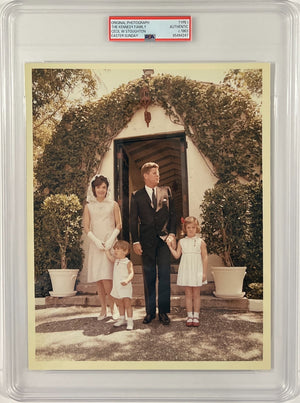 1963 John F. Kennedy Type 1 Original Photograph. JFK & Family, Stoughton Photo.