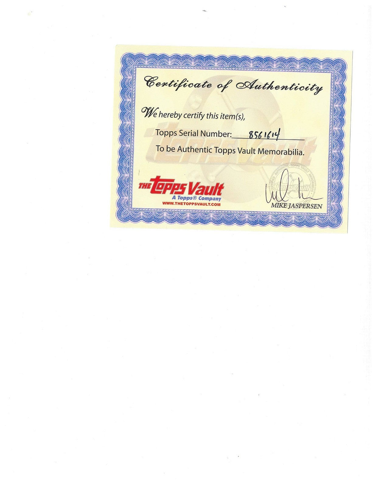 Ken Griffey Jr. Type 1 Original Photo. Used on 1995 Topps Card. PSA Topps COA4
