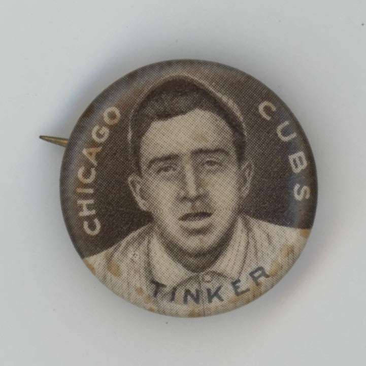 Joe Tinker 1910 - 12 Sweet Caporal Pin P2. Chicago Cubs0