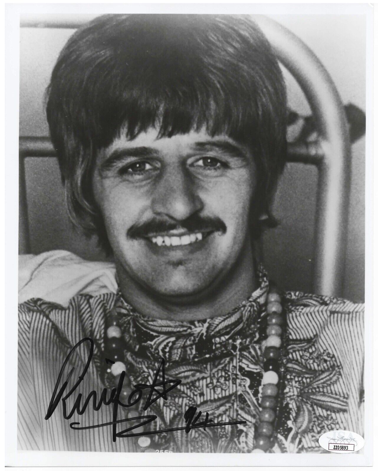 Ringo Starr Signed Photo. Beatles. JSA LOA