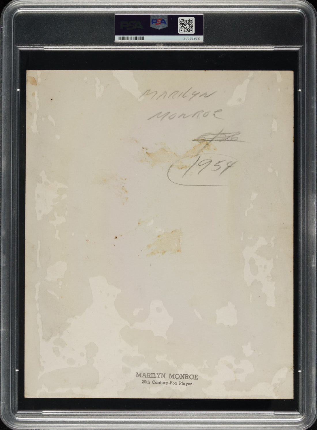 Marilyn Monroe Original Type 1 Photo for "Monkey Business" c. 1952. PSA1