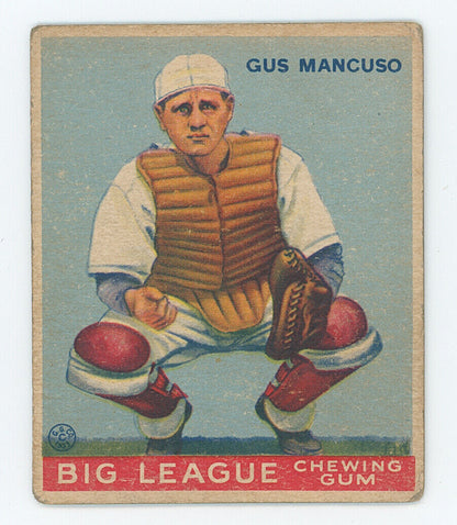 1933 Goudey Gus Mancuso. 