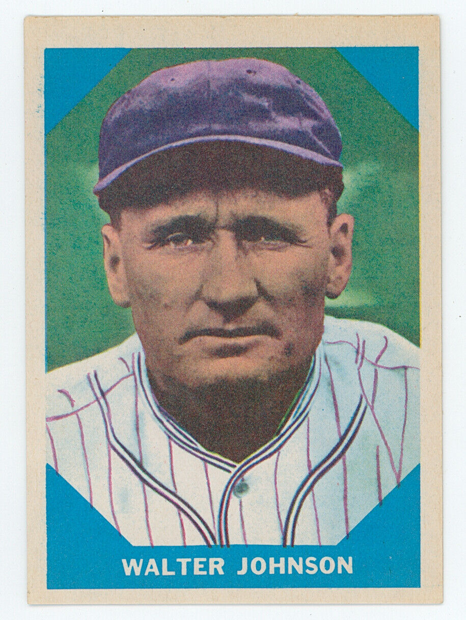 1960 Fleer Walter Johnson. 