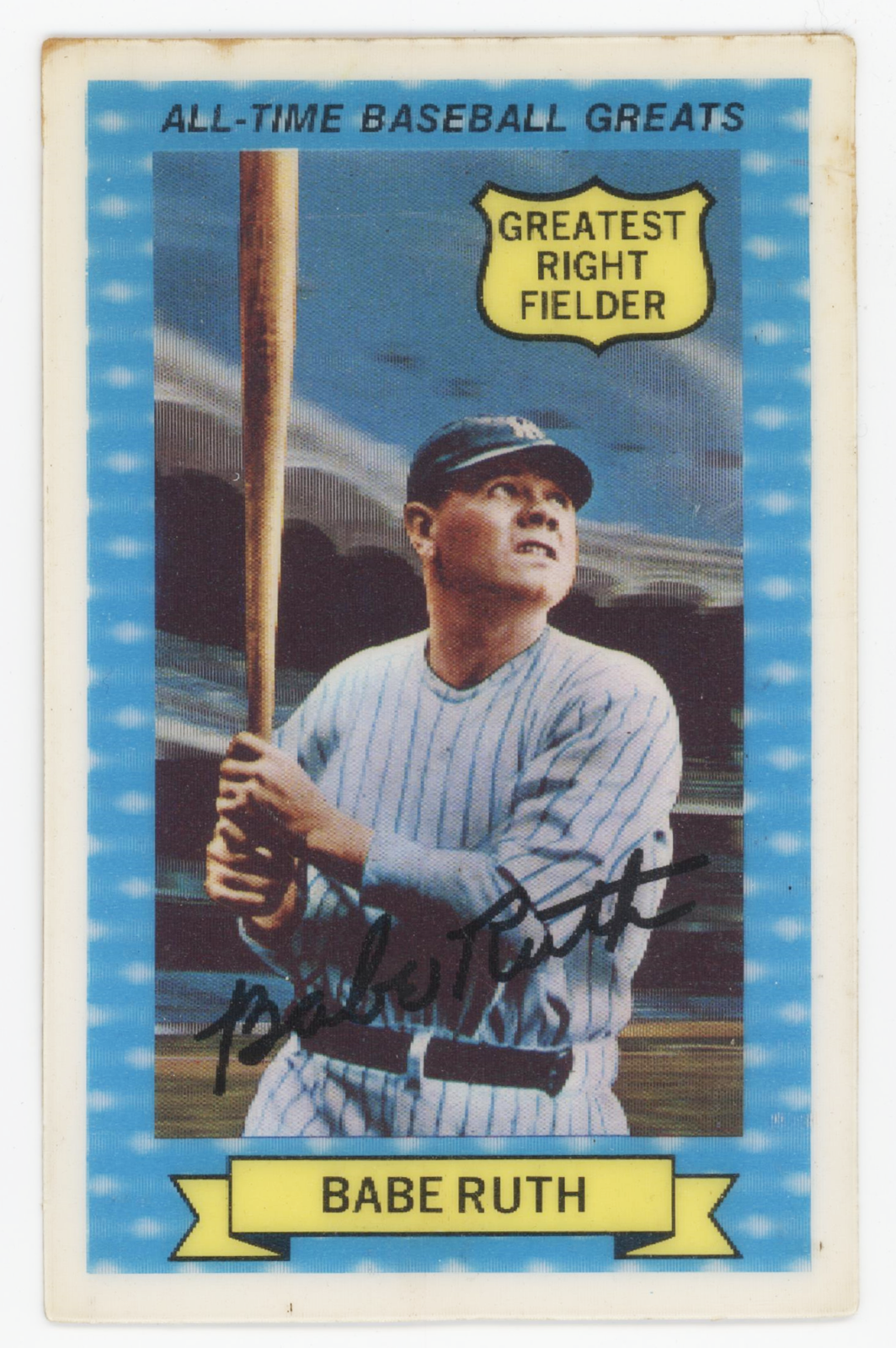 Babe Ruth 1972 Kellogg&