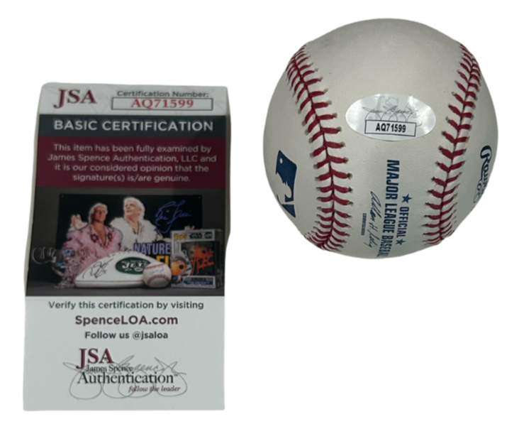 Chien Ming Wang Signed Baseball. JSA1