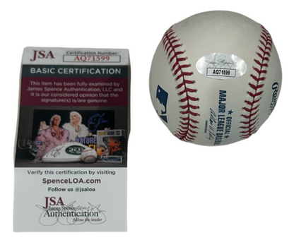 Chien Ming Wang Signed Baseball. JSA1