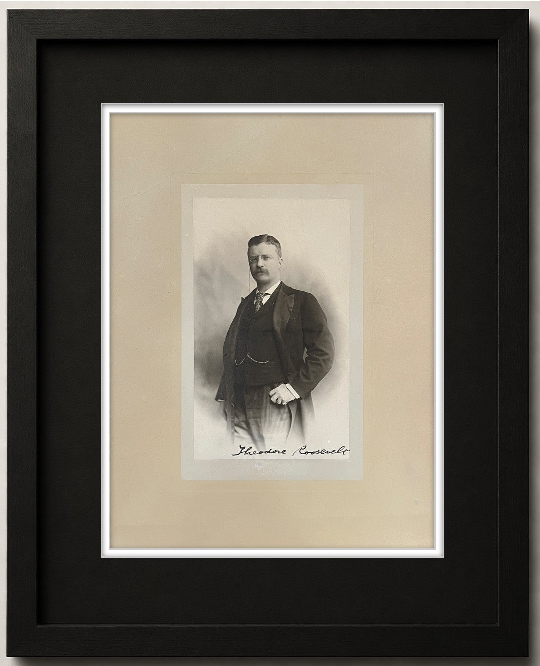 President Theodore Roosevelt Signed Oversized Photo. Auto JSA0