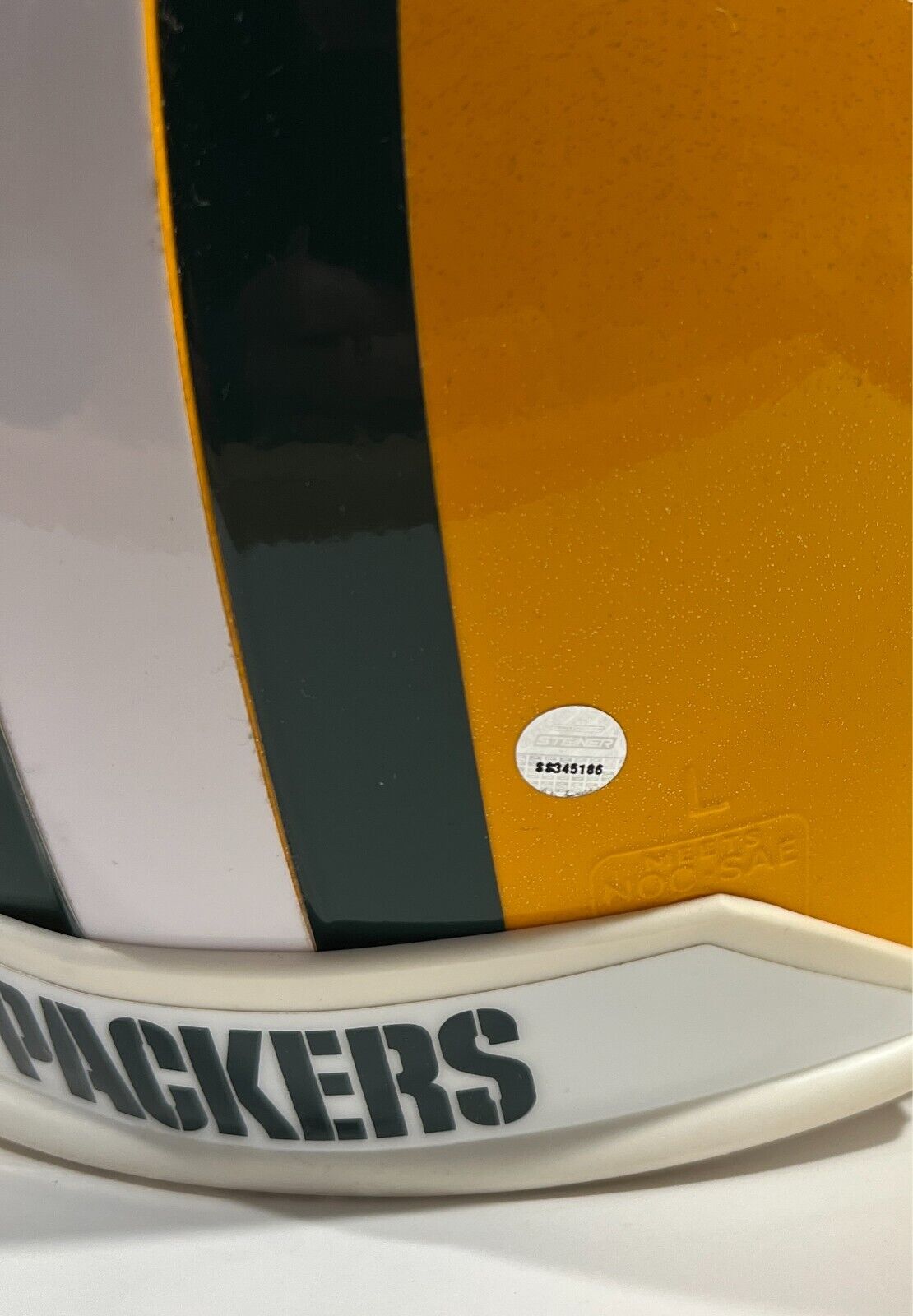 Aaron Rodgers Signed Green Bay Packers Helmet. Steiner Sports