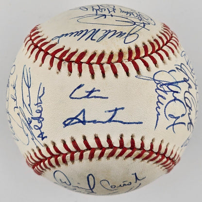 1993 Toronto Blue Jays Team Signed Baseball. 31 Signatures. PSA/DNA LOA