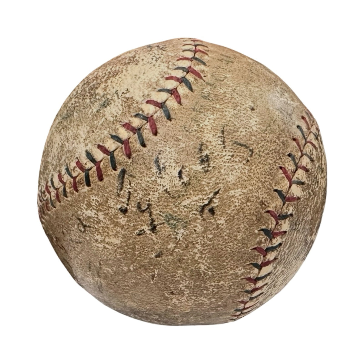 Rare Ty Cobb Single Signed &amp; Inscribed Baseball, 1922 Playing Days. Auto PSA1