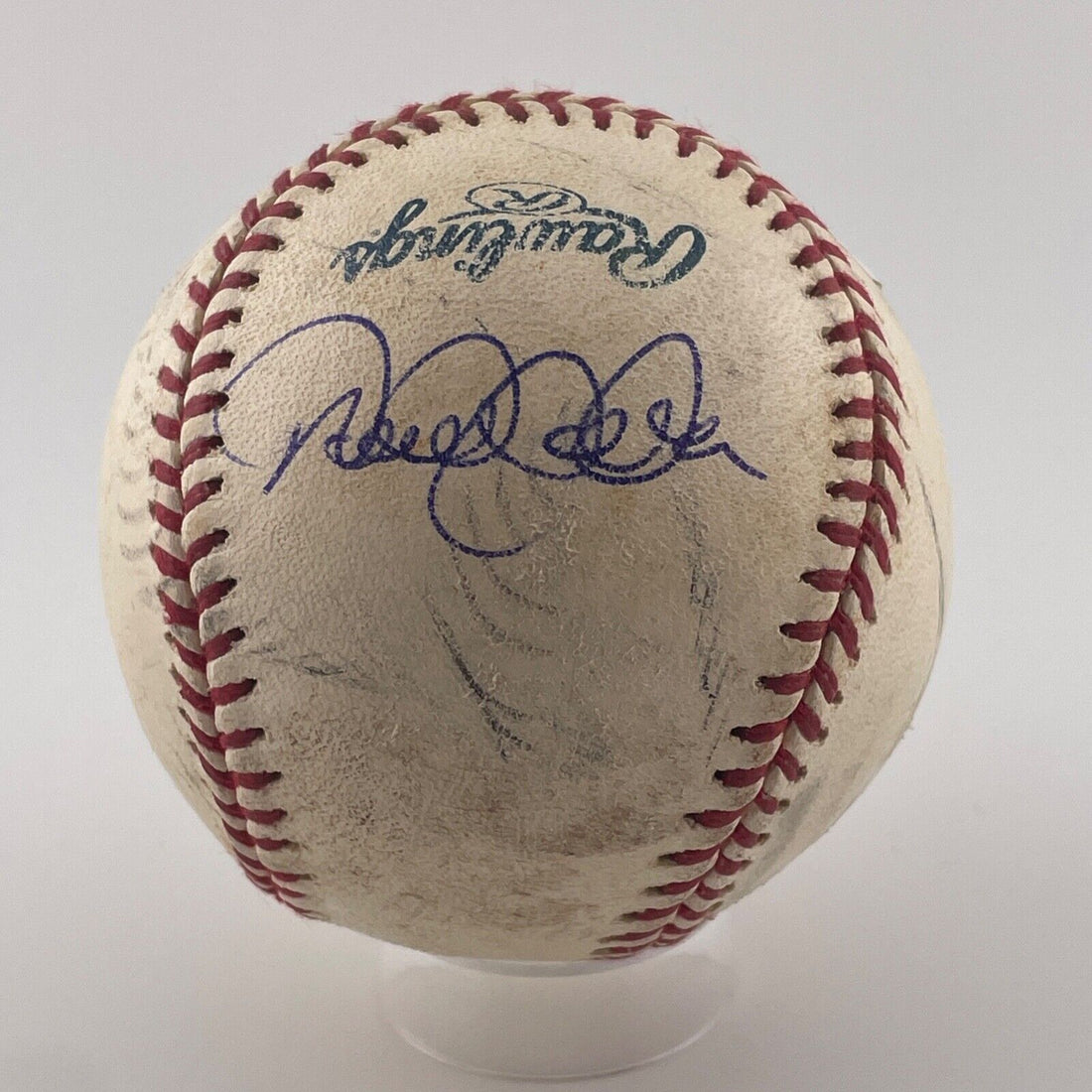 Derek Jeter Game Used Signed Baseball. New York Yankees. JSA