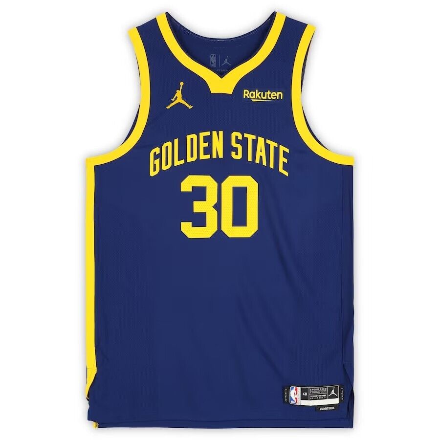 Stephen Steph Curry Signed Golden State Warriors Jersey, Jordan Brand. Auto JSA