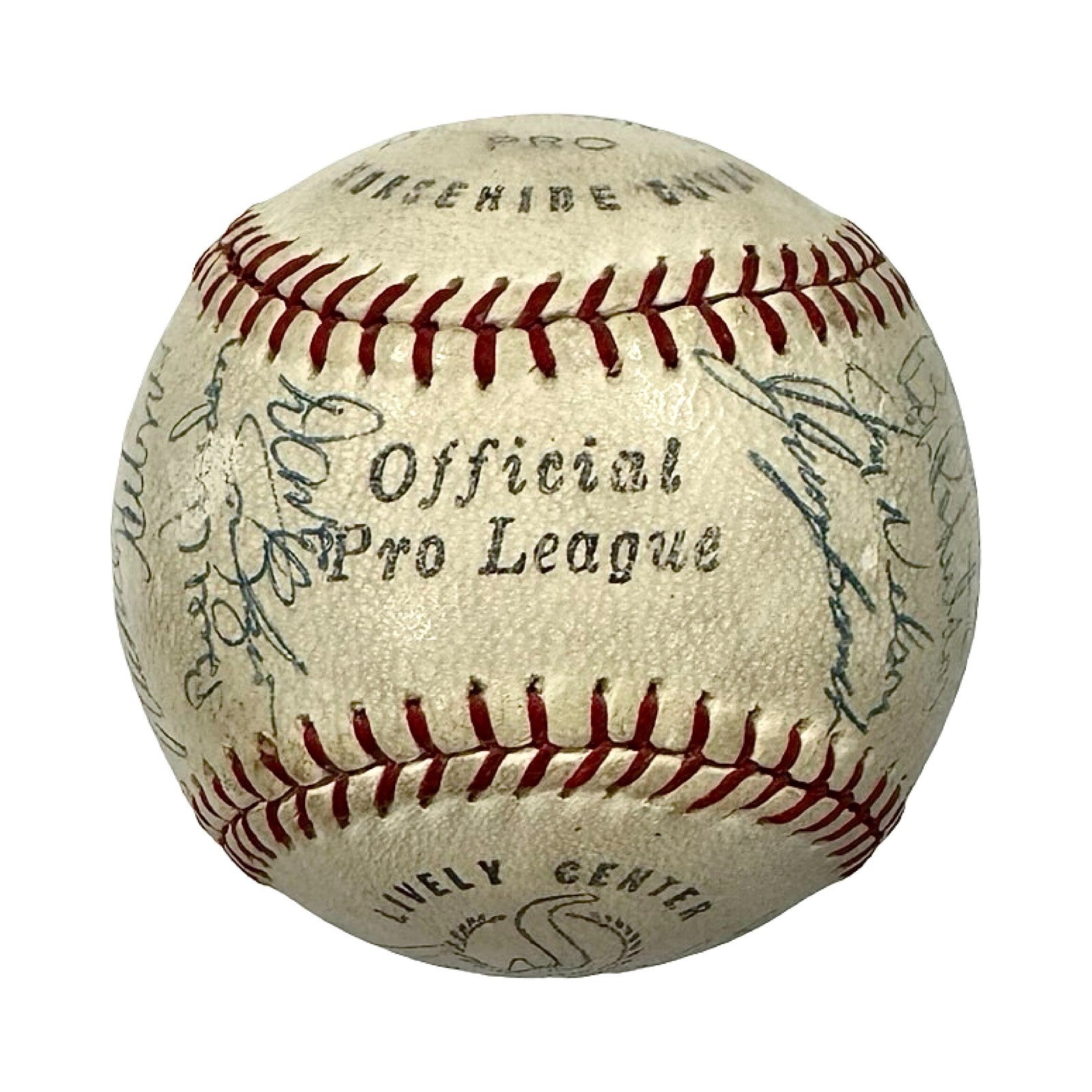 1970 Pittsburgh Pirates Team Signed Baseball with Roberto Clemente. JSA1