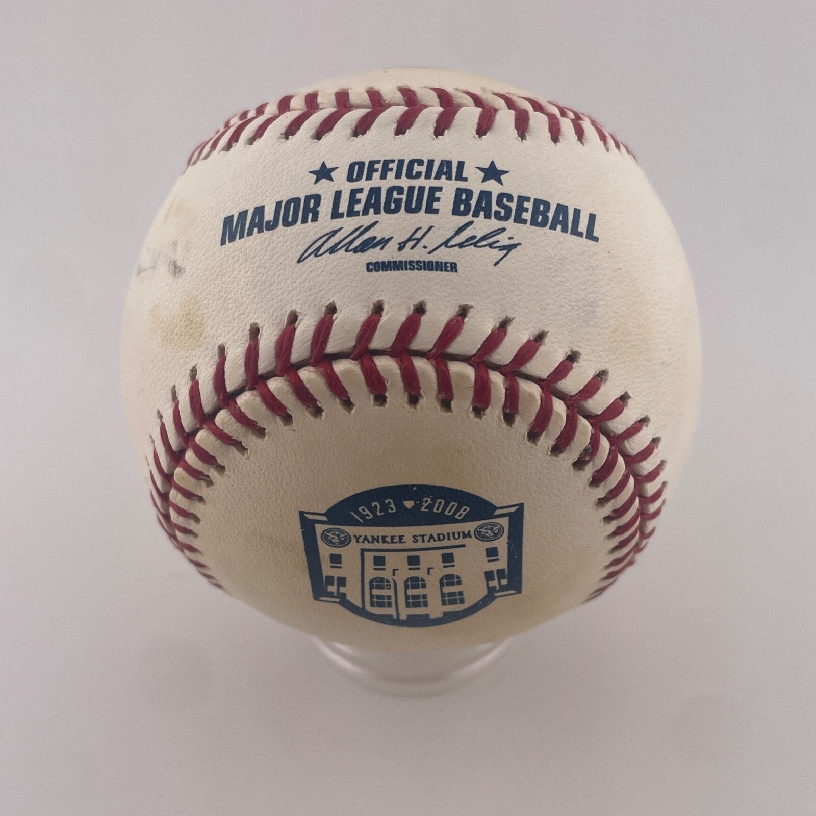 Derek Jeter Signed Baseball Partial Autograph, Faded.1