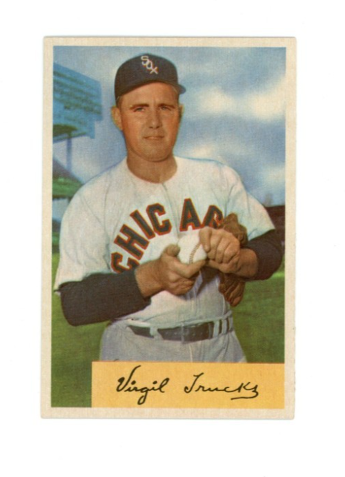 1954 Bowman Virgil Trucks0
