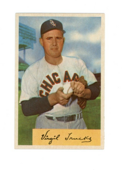 1954 Bowman Virgil Trucks0