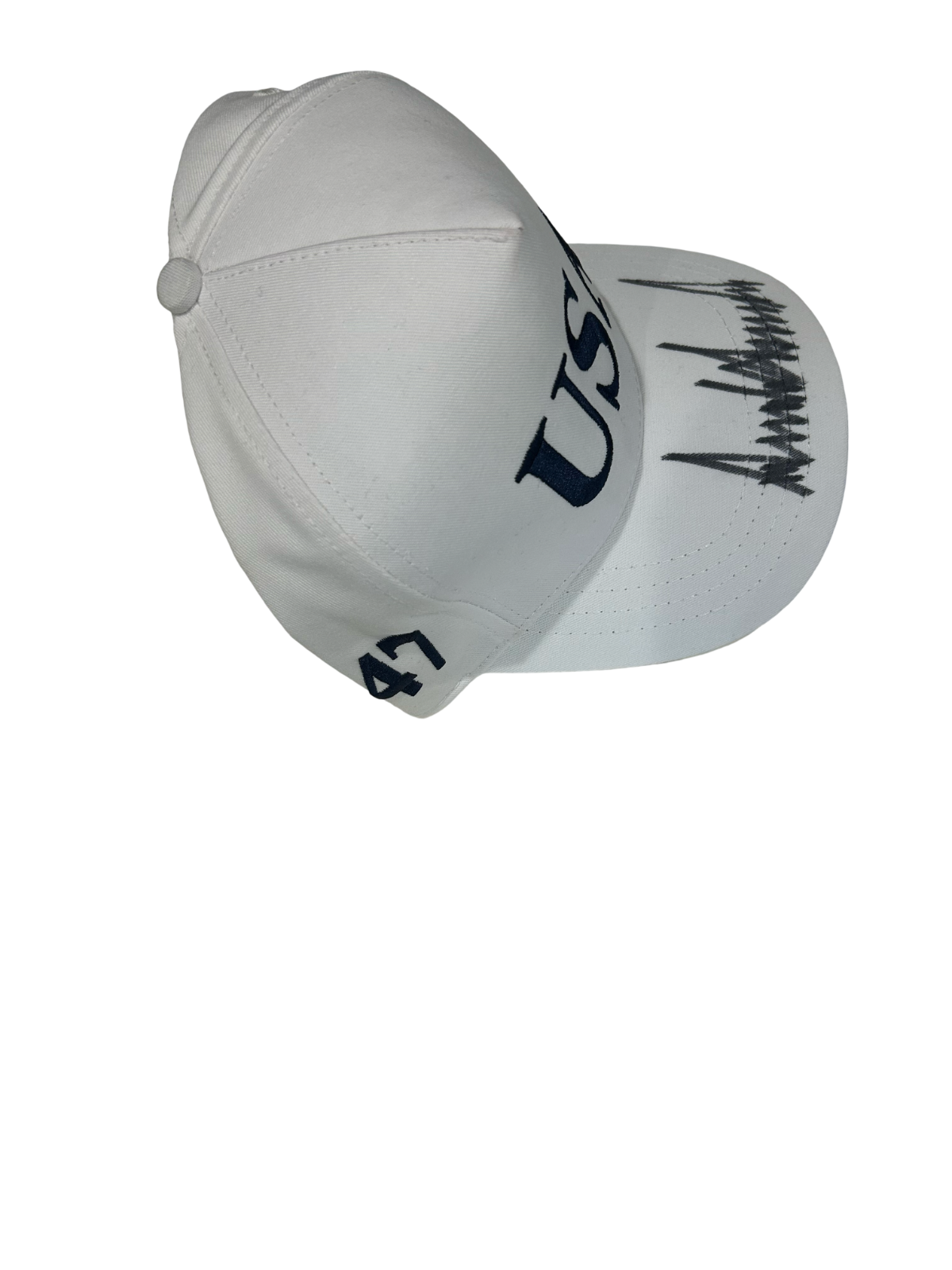 President Donald Trump Signed USA Hat, Full Name.  PSA2