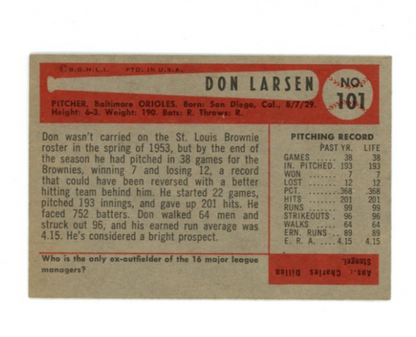 1954 Bowman Don Larsen1