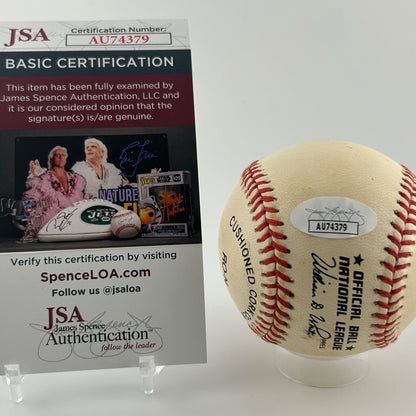 Don Mueller Single Signed Baseball. Auto JSA1