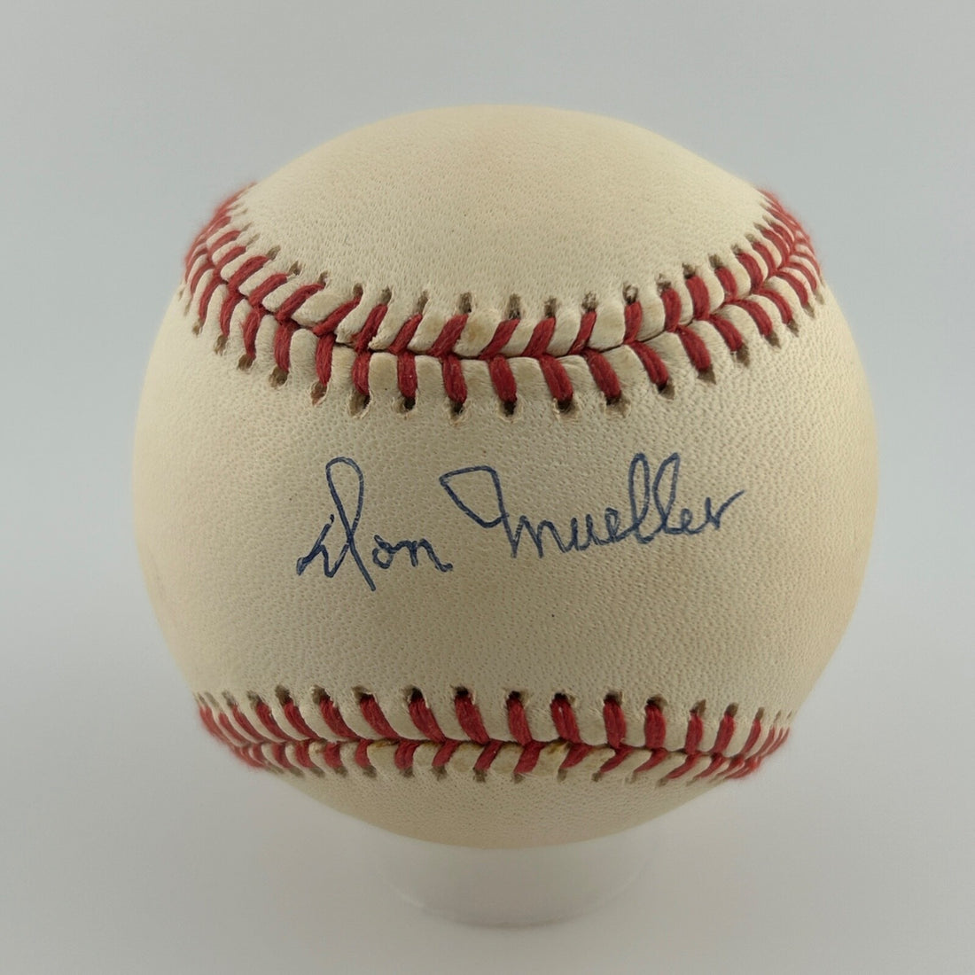 Don Mueller Single Signed Baseball. Auto JSA0